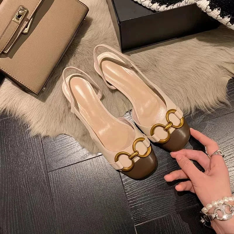 Doubel Sheded Slingback