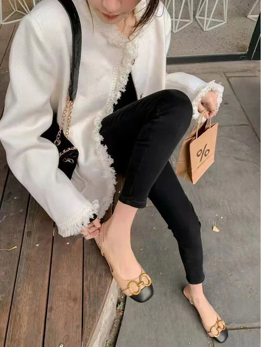 Doubel Sheded Slingback