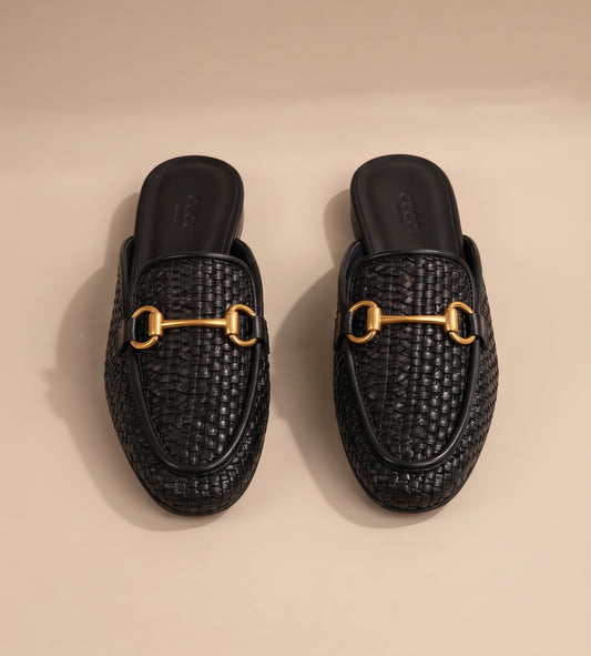 Luxe Woven Mule