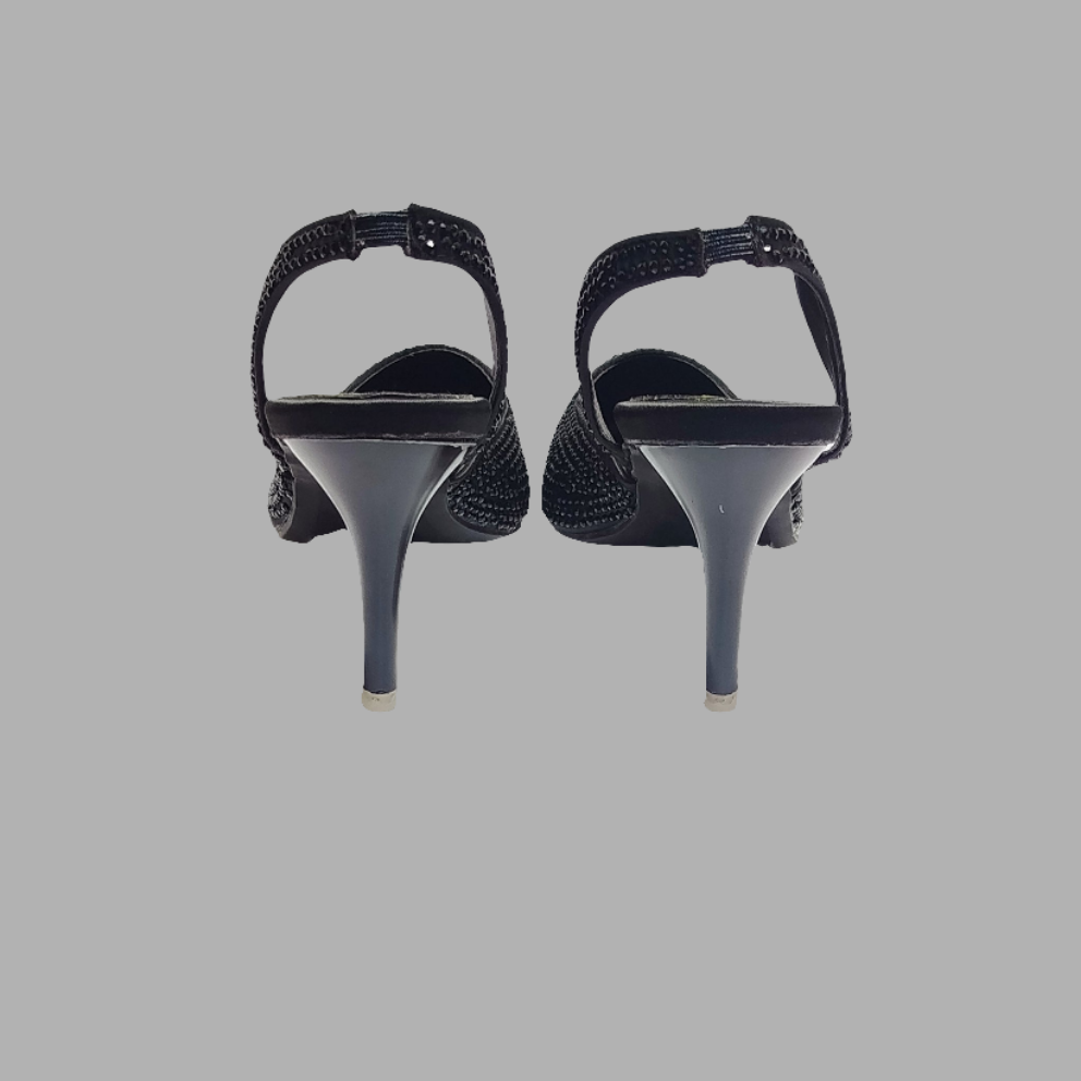 Rhinestone Heel slingback