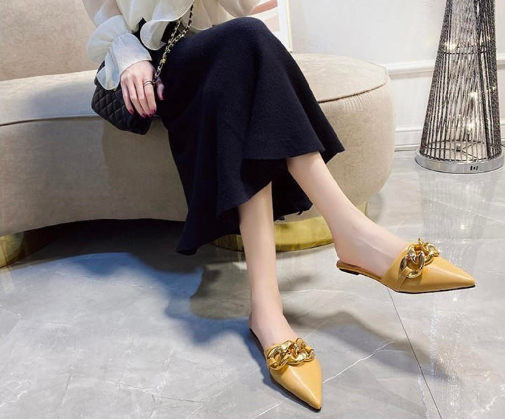 THICK CHAIN MULES