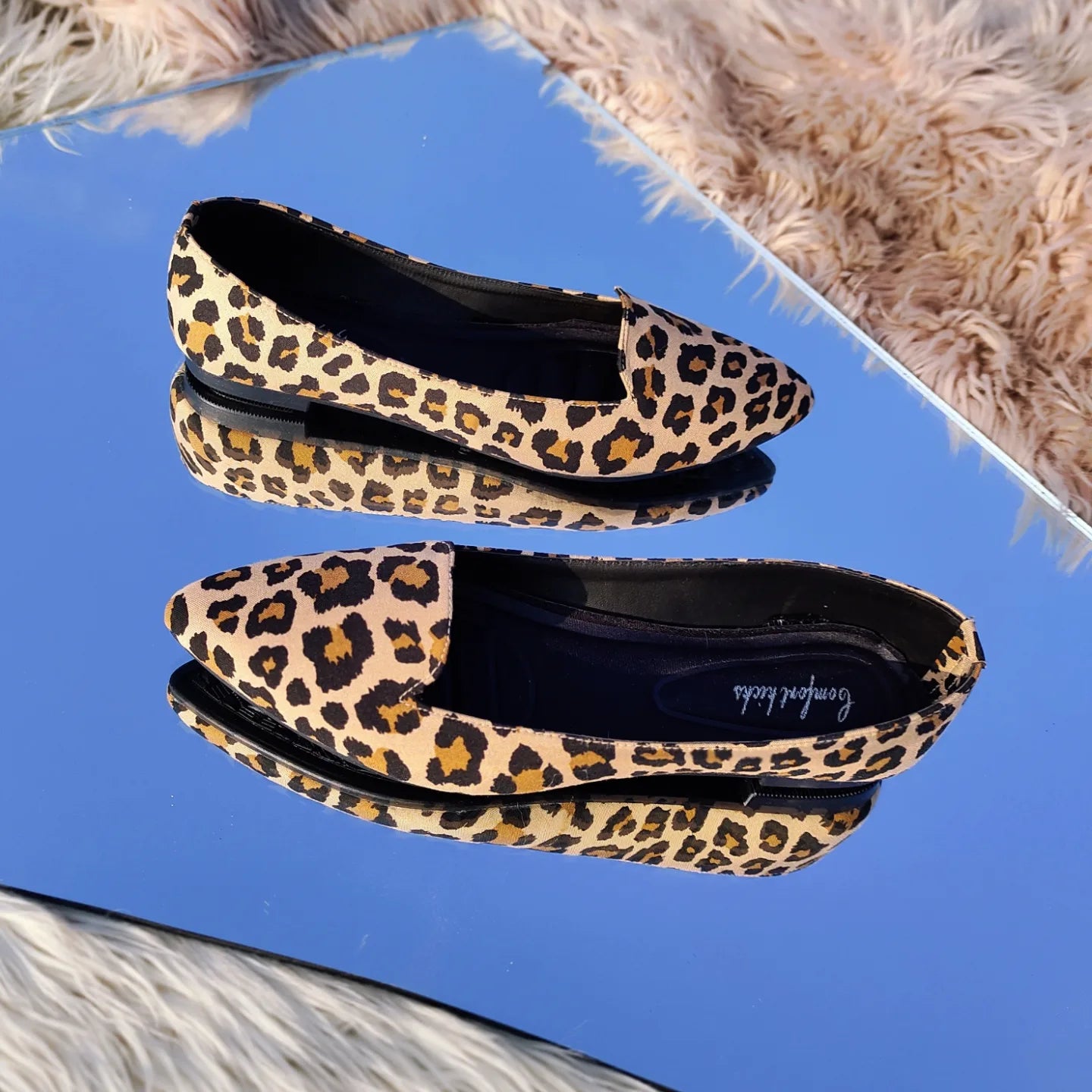 CHEETHA PPRINT POINTED TOE PUMPS