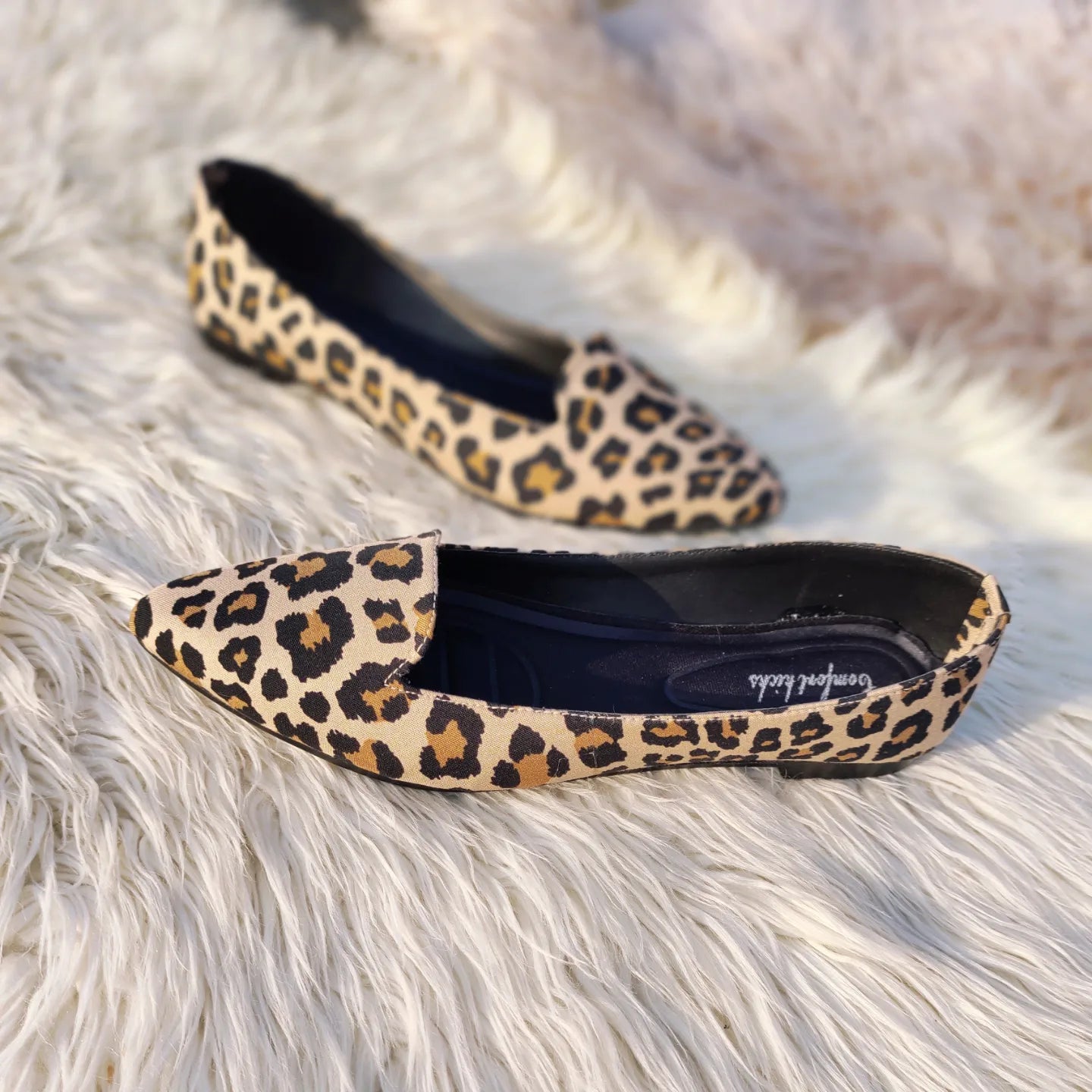 CHEETHA PPRINT POINTED TOE PUMPS