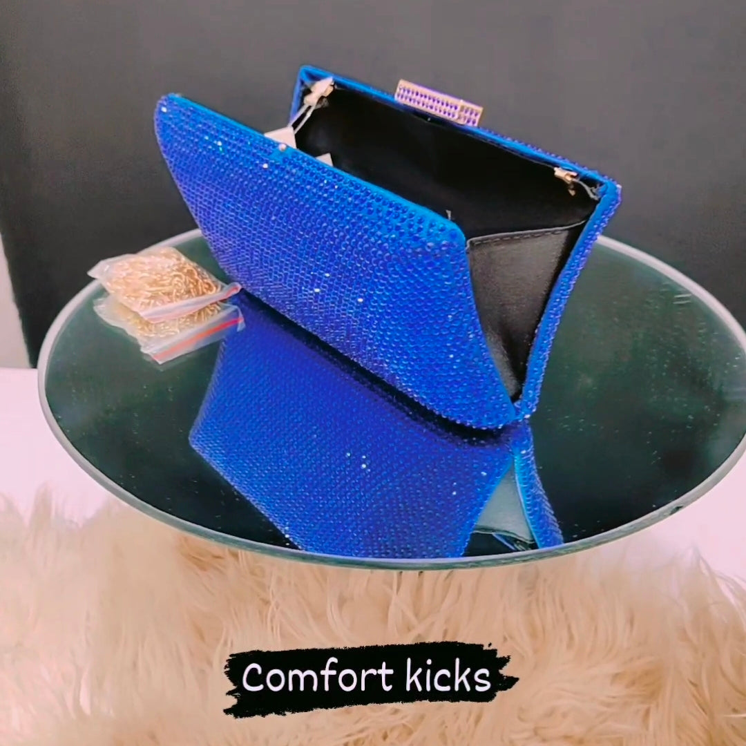 BLUE RHINESTONES CULTCH