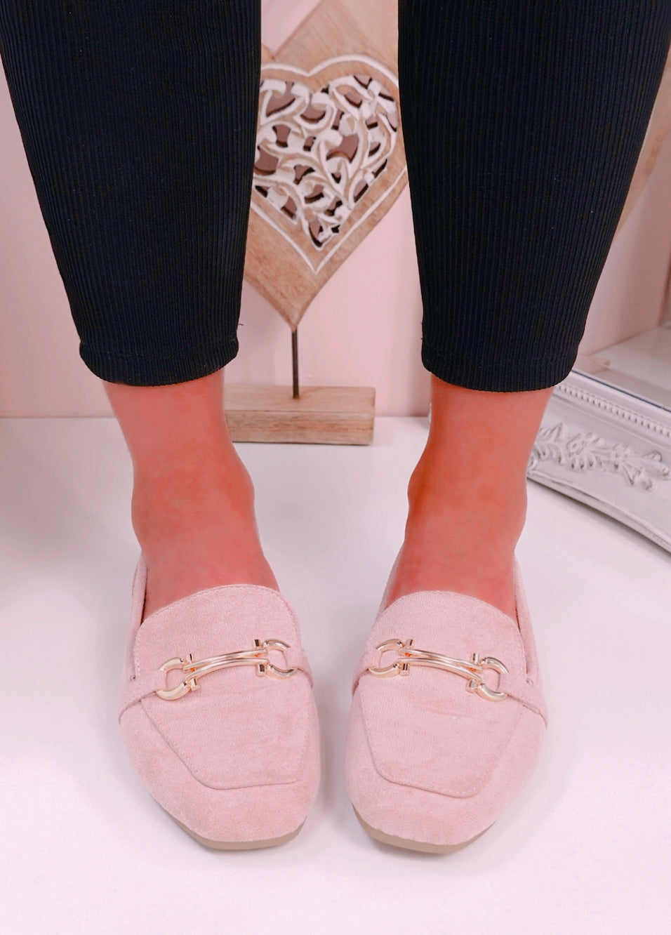 SUEDE LOAFFERS