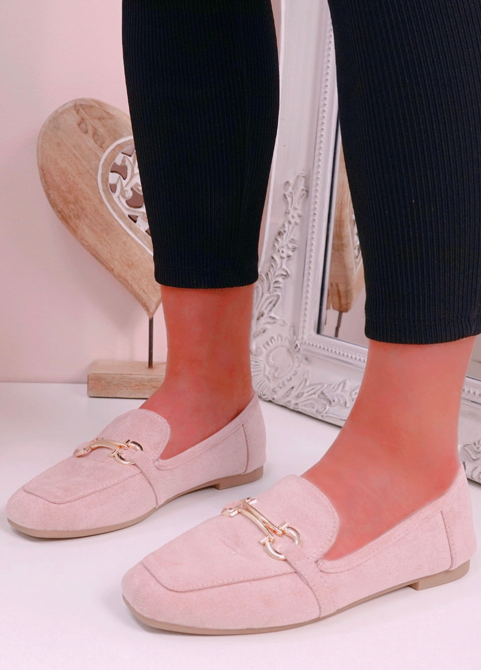 SUEDE LOAFFERS