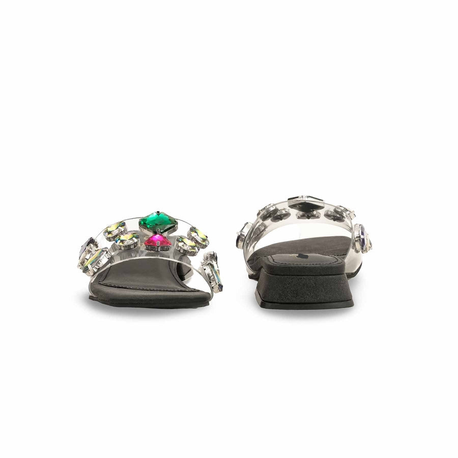 Multi Stone slippers