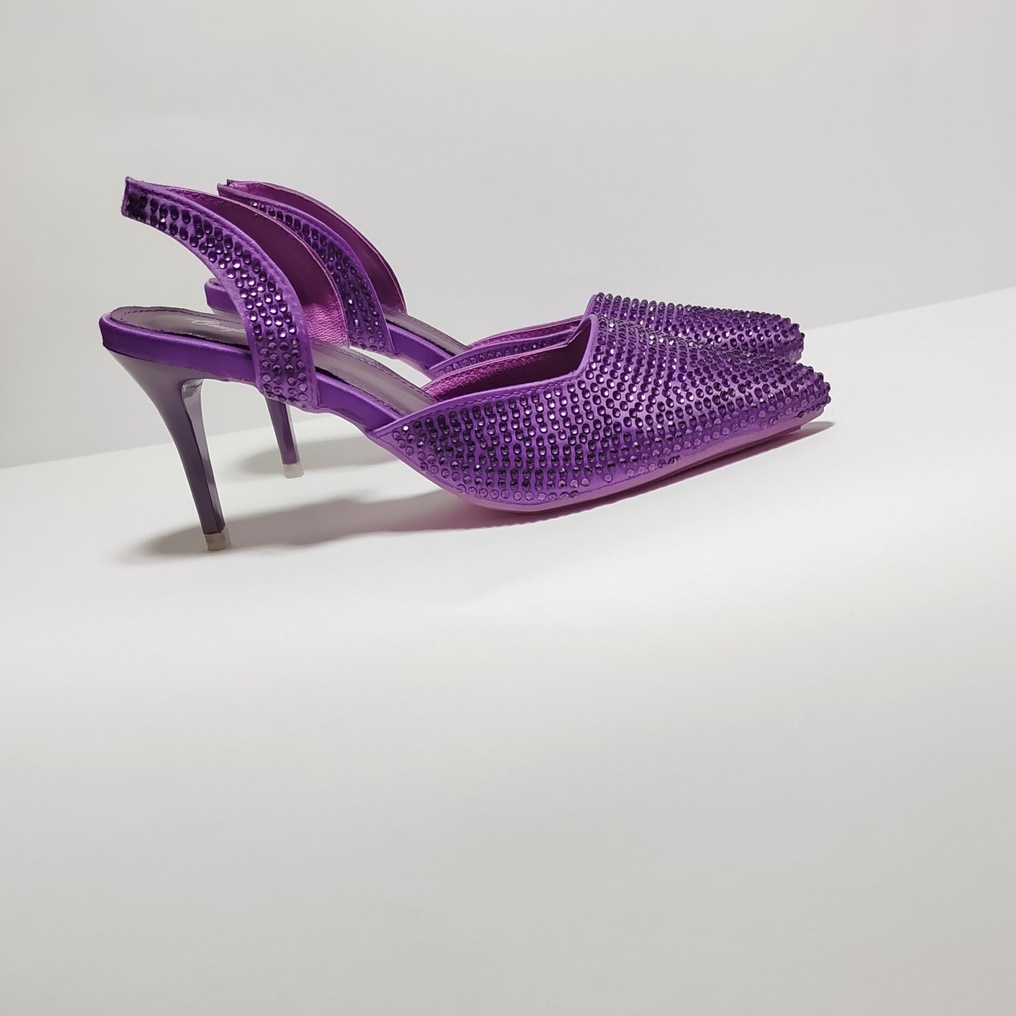 Rhinestone Heel slingback