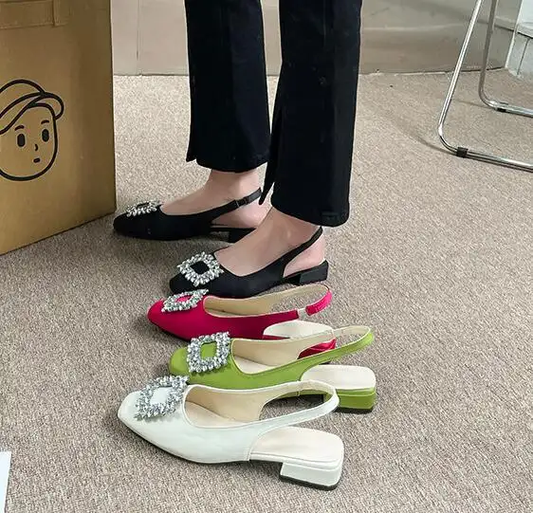 EMBALISHED SLINGBACK