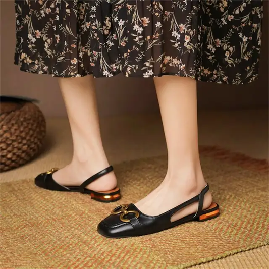 OPEN TOE SLINGBACK