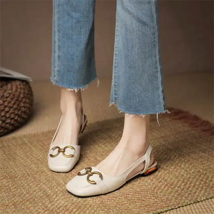 OPEN TOE SLINGBACK