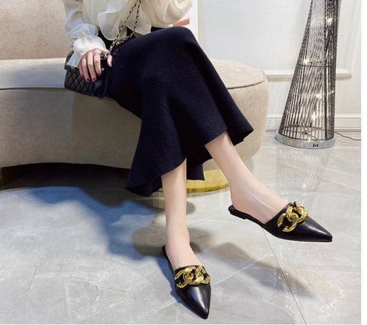 THICK CHAIN MULES