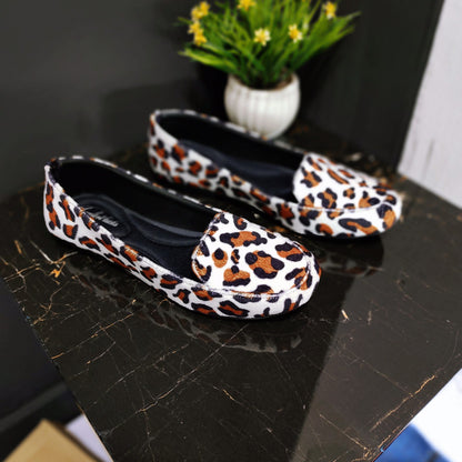cheeta print loaffer
