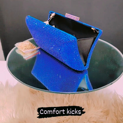 BLUE RHINESTONES CULTCH