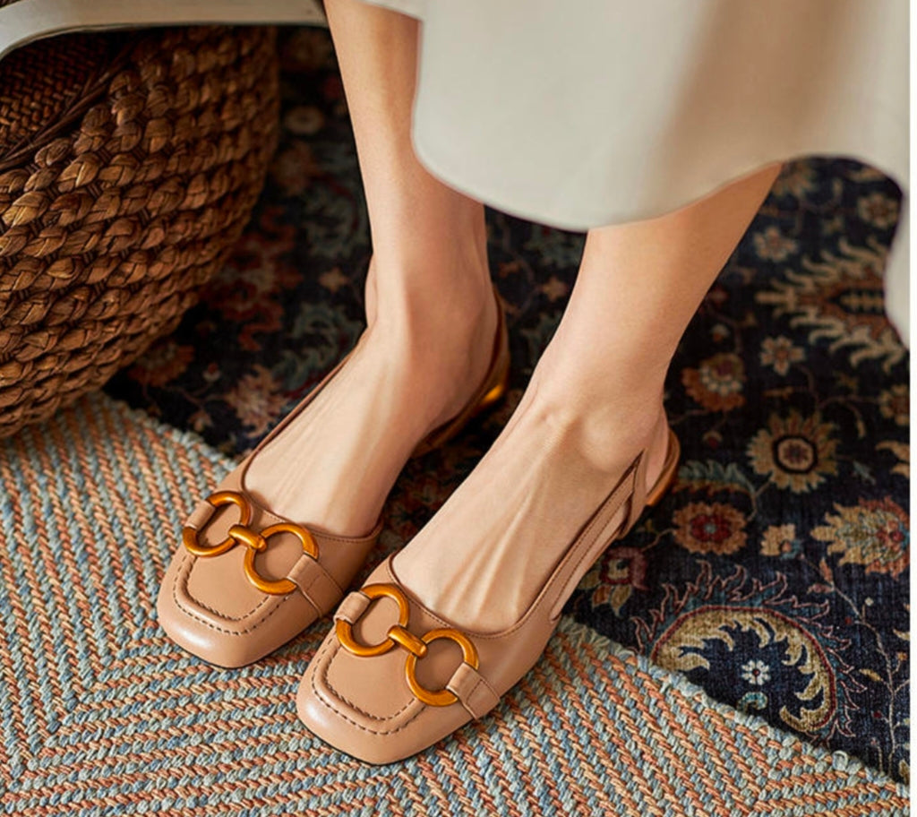 OPEN TOE SLINGBACK