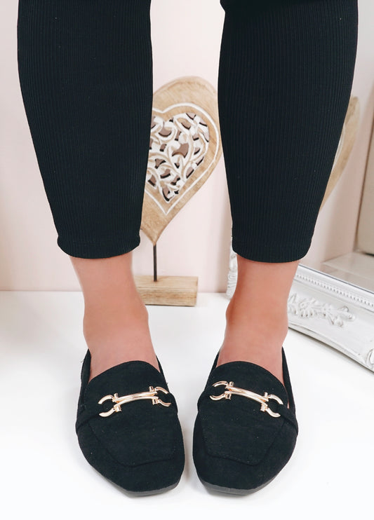 SUEDE LOAFFERS
