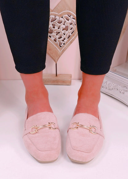 SUEDE LOAFFERS