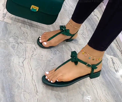 EMBALISHED SANDALS