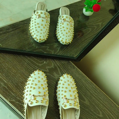 LUXURY STUDS MULES