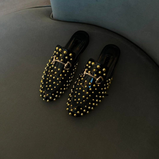 LUXURY STUDS MULES