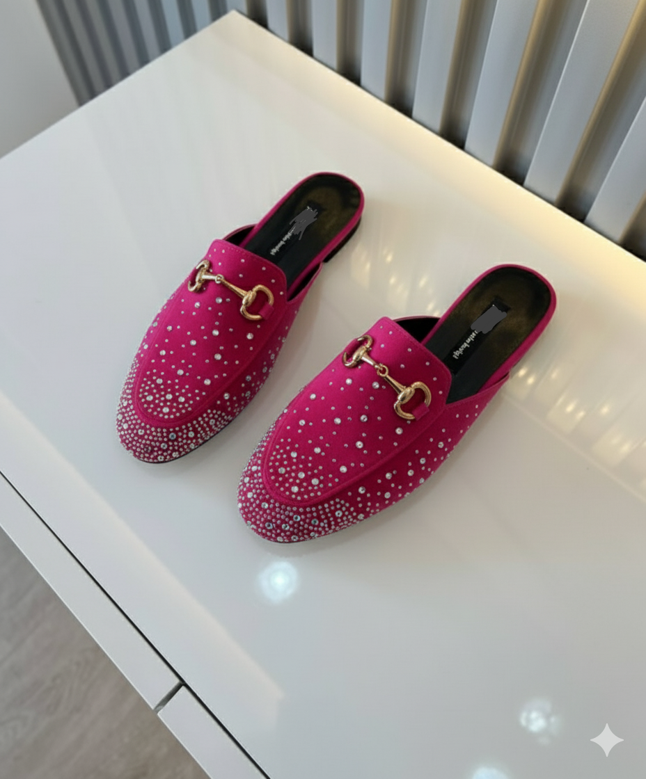 Rhinestones mules